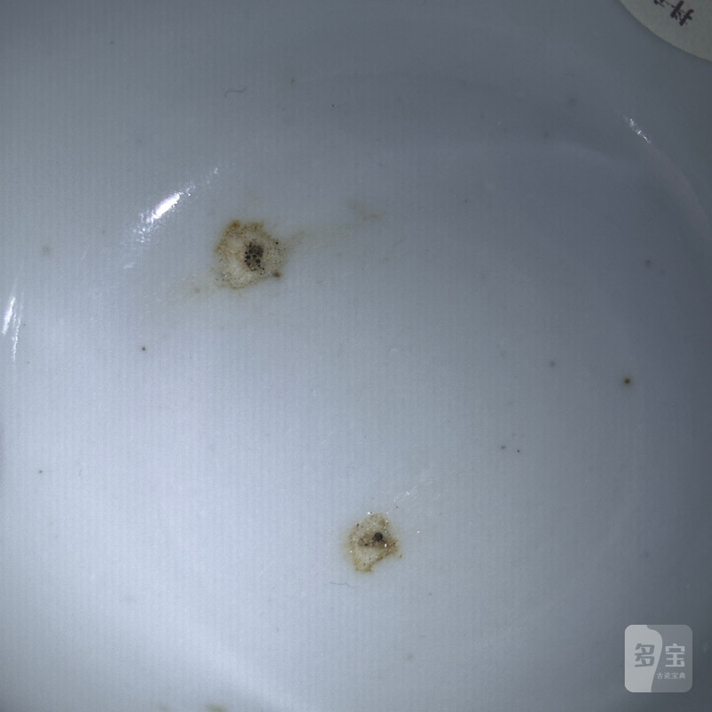 清晚期 青花缠枝花卉纹碗一对 - 图22